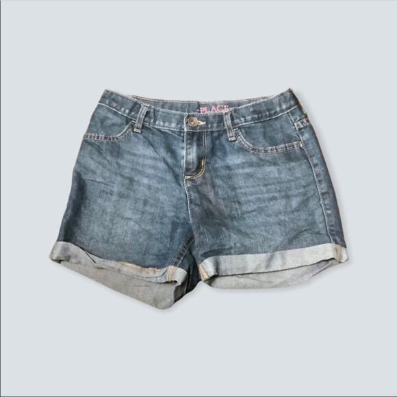 The CHILDREN’S PLACE Blue Jean Shorts Size 10 (Girl's) - Picture 2 of 7